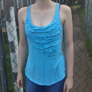 Blue Hollister Tank top